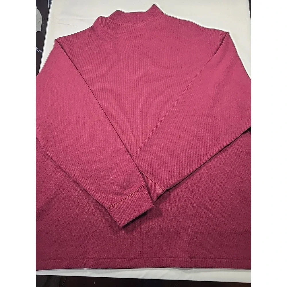 NWT Polo Ralph Lauren‎ 1/4 Zip Sweater Maroon Big 3XLT Old Money